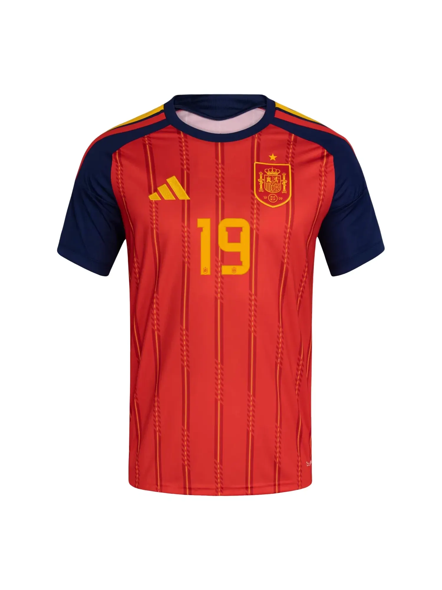 Мужская футболка Lamine Yamal Spain 26 Home Jersey Adidas — изображение 2 из 2, красный