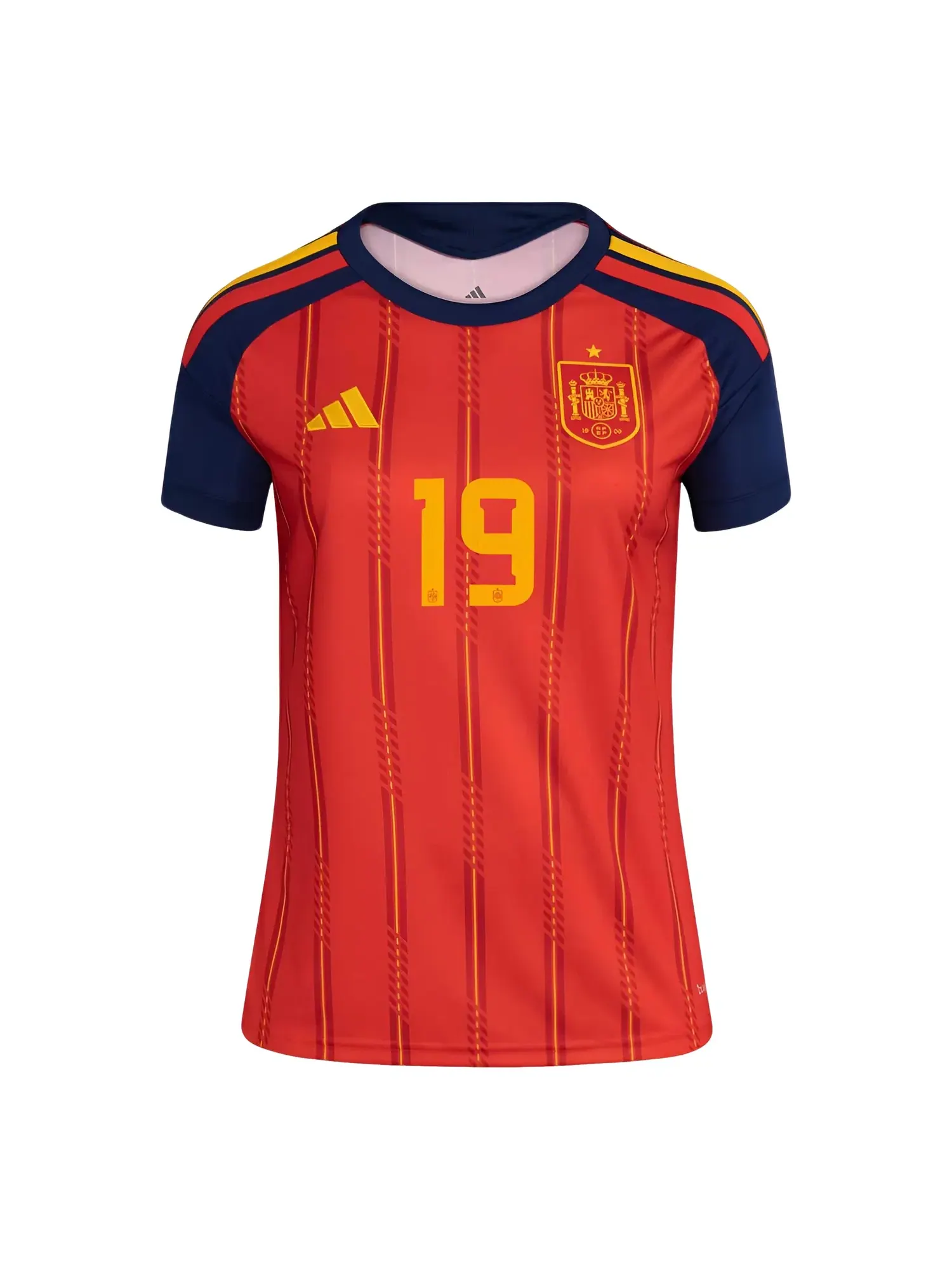 Женская футболка с коротким рукавом Lamine Yamal Spain 26 Home Jersey Adidas — изображение 2 из 2, красный