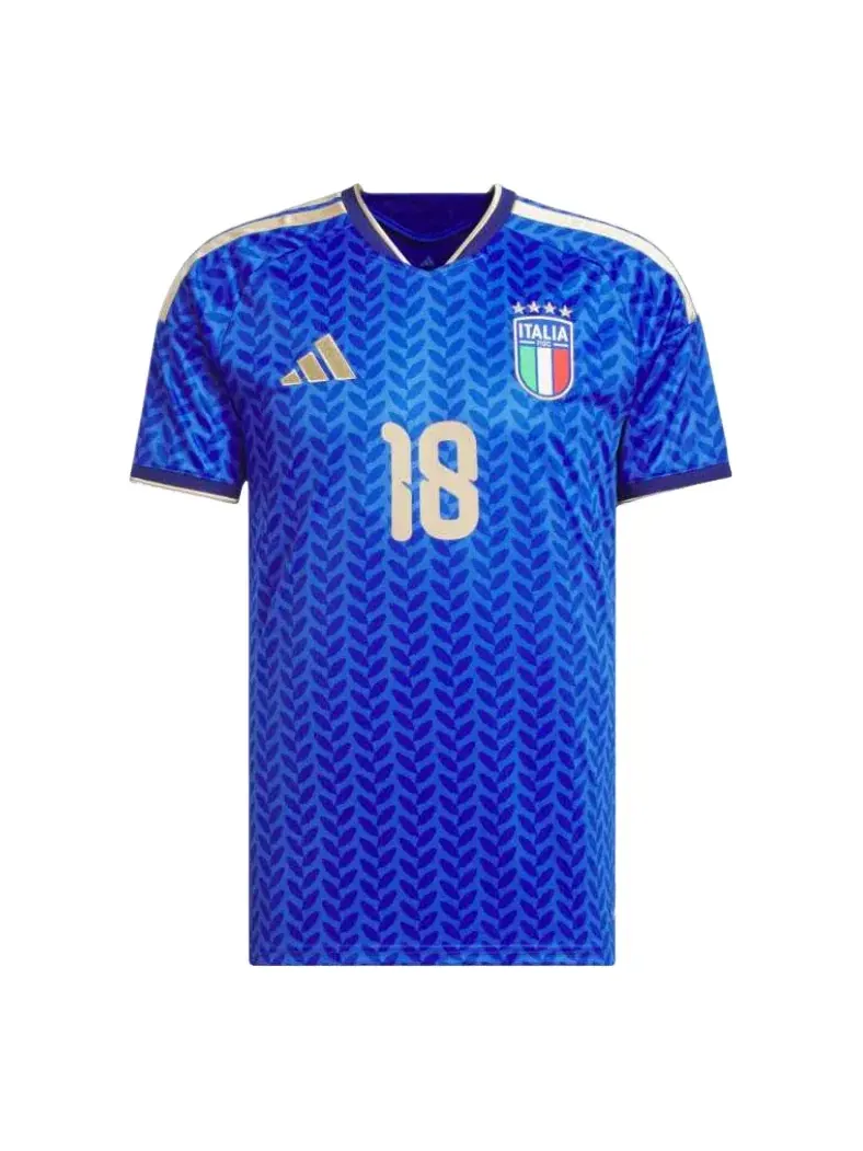 Мужская футболка Adidas Italy 26 Home Barella Jersey Bold — изображение 1 из 2, синий