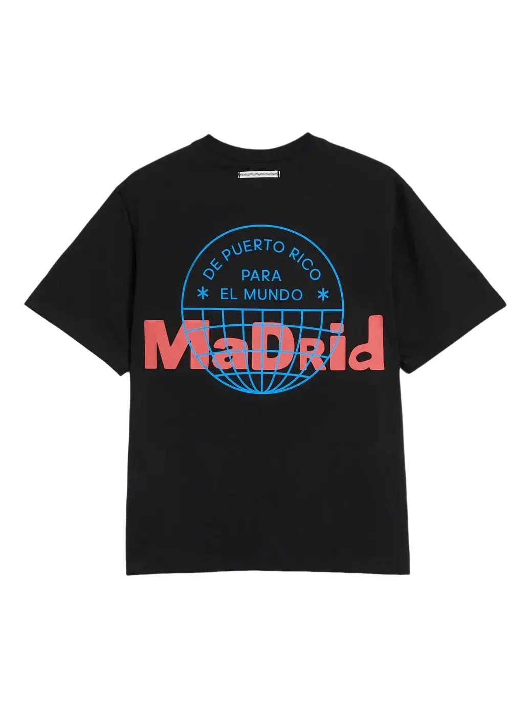 Мужская футболка с принтом Adidas x Bad Bunny DtMF Tour Merch Madrid T-Shirt — изображение 1 из 2, черный