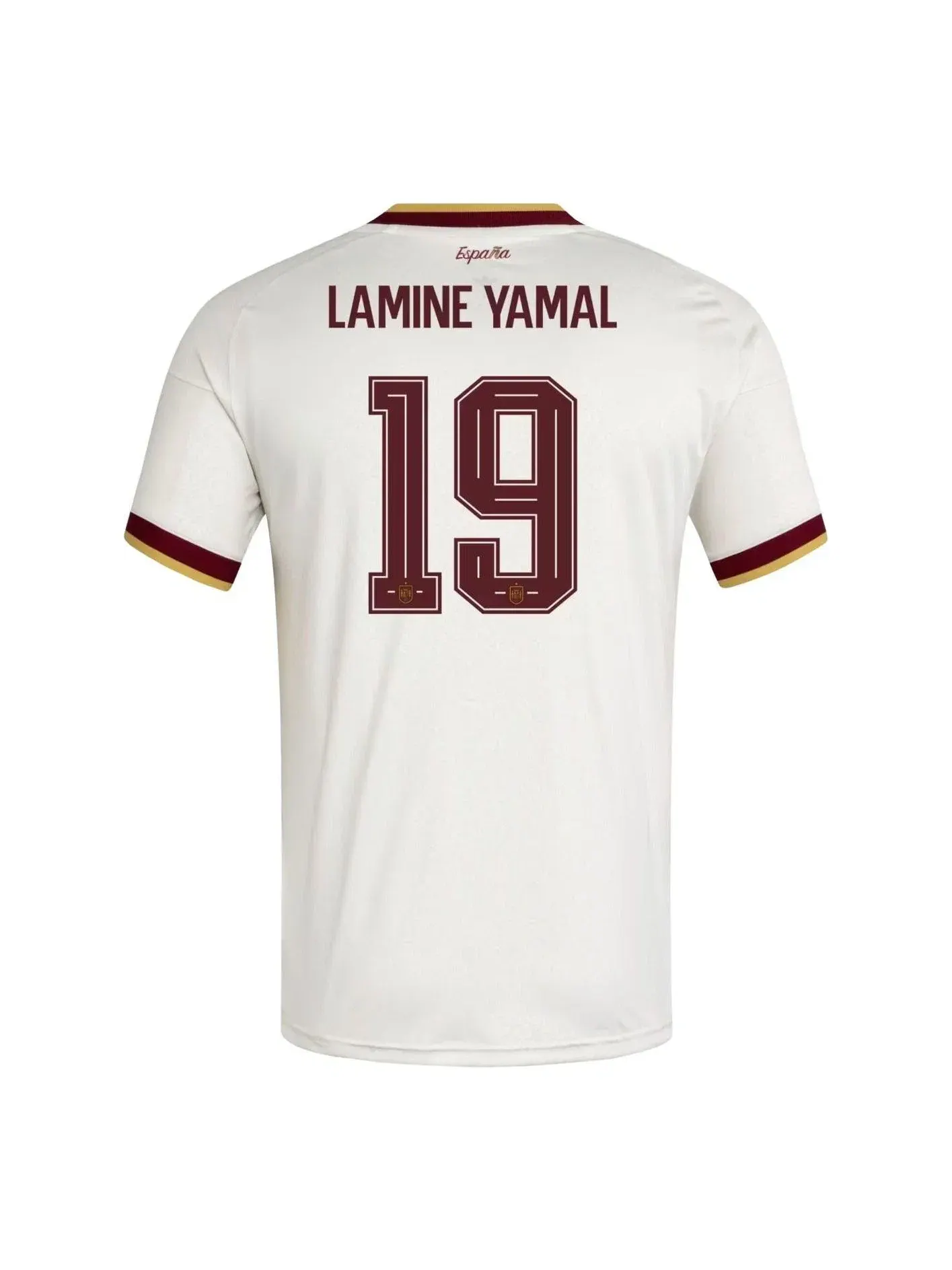 Мужская футболка Lamine Yamal Spain 26 Away Jersey Adidas — изображение 1 из 2, белый