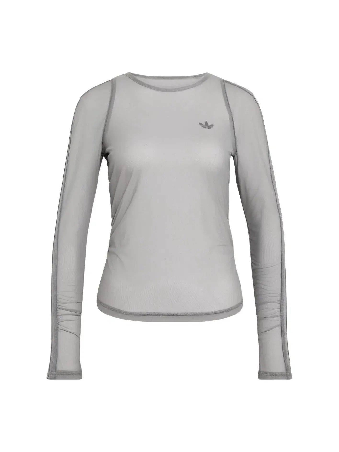 Женская футболка с длинным рукавом Adidas Sport Longsleeve Shirt Grey Three — изображение 1 из 4, серый