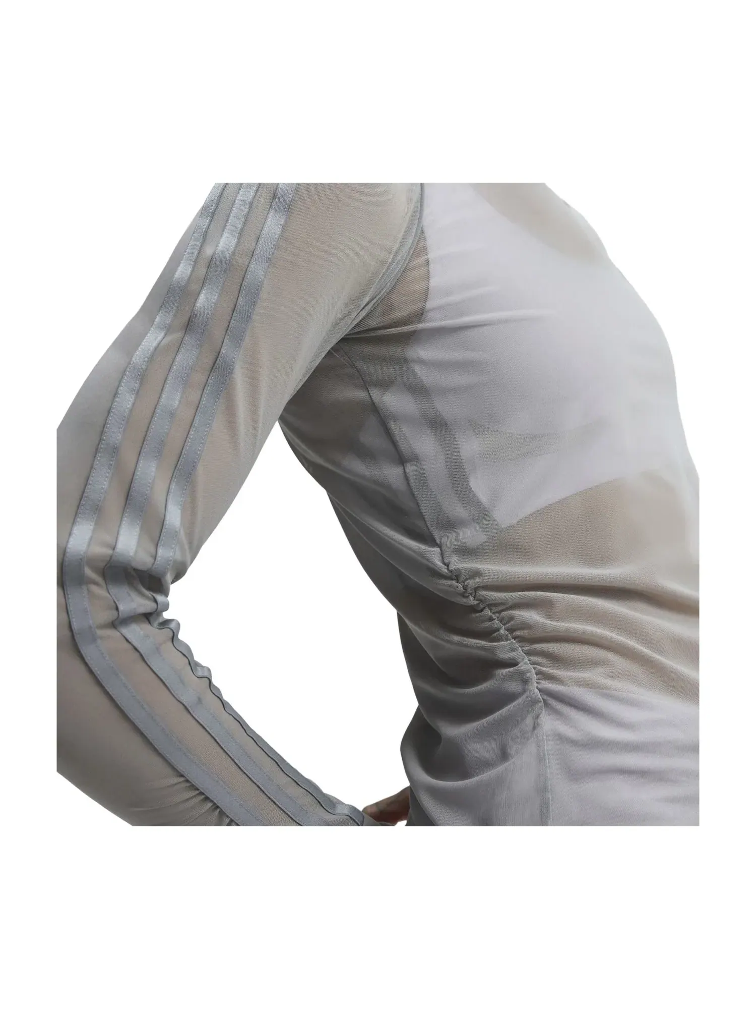 Женская футболка с длинным рукавом Adidas Sport Longsleeve Shirt Grey Three — изображение 2 из 4, серый