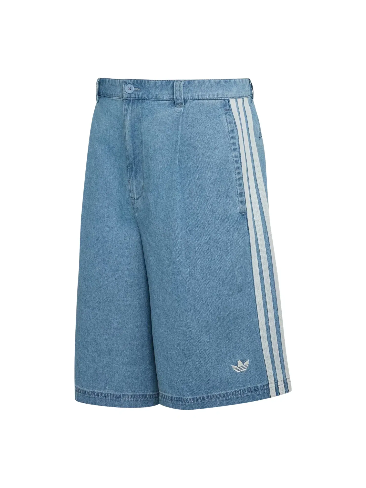 Джинсовые шорты-чиносы Adidas — изображение 1 из 4, синий