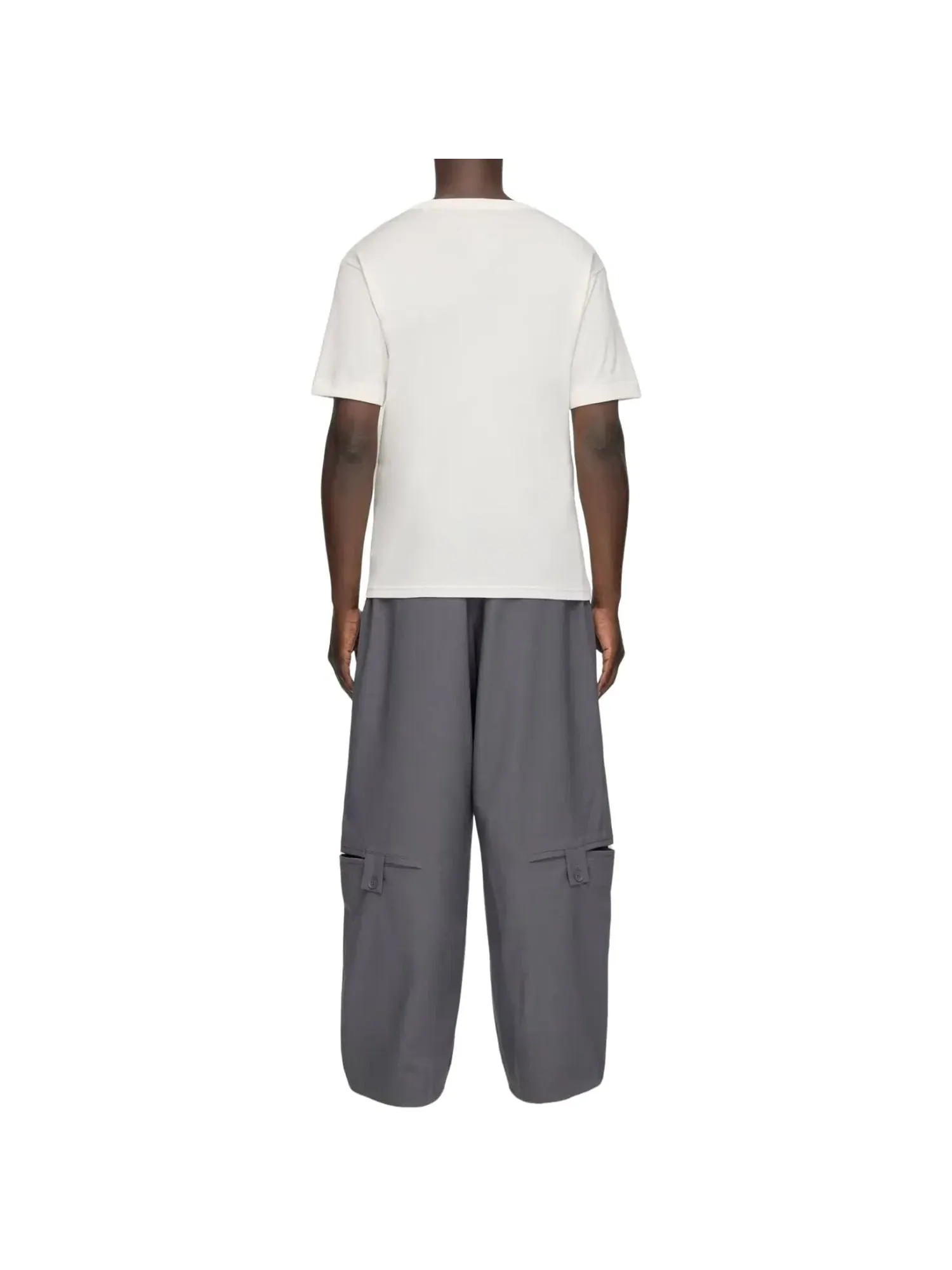 Мужская футболка с принтом Adidas x Y-3 Slim T-Shirt — изображение 4 из 4, белый