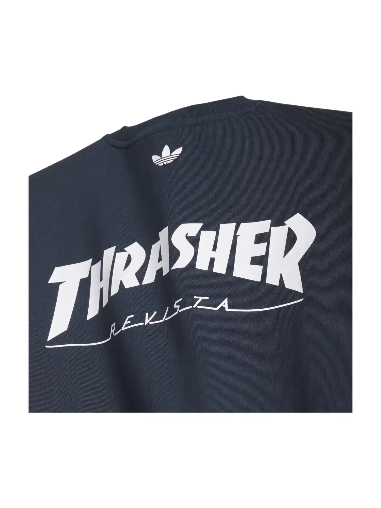Мужская футболка с принтом Argentina x Thrasher Adidas — изображение 5 из 5, темно-синий