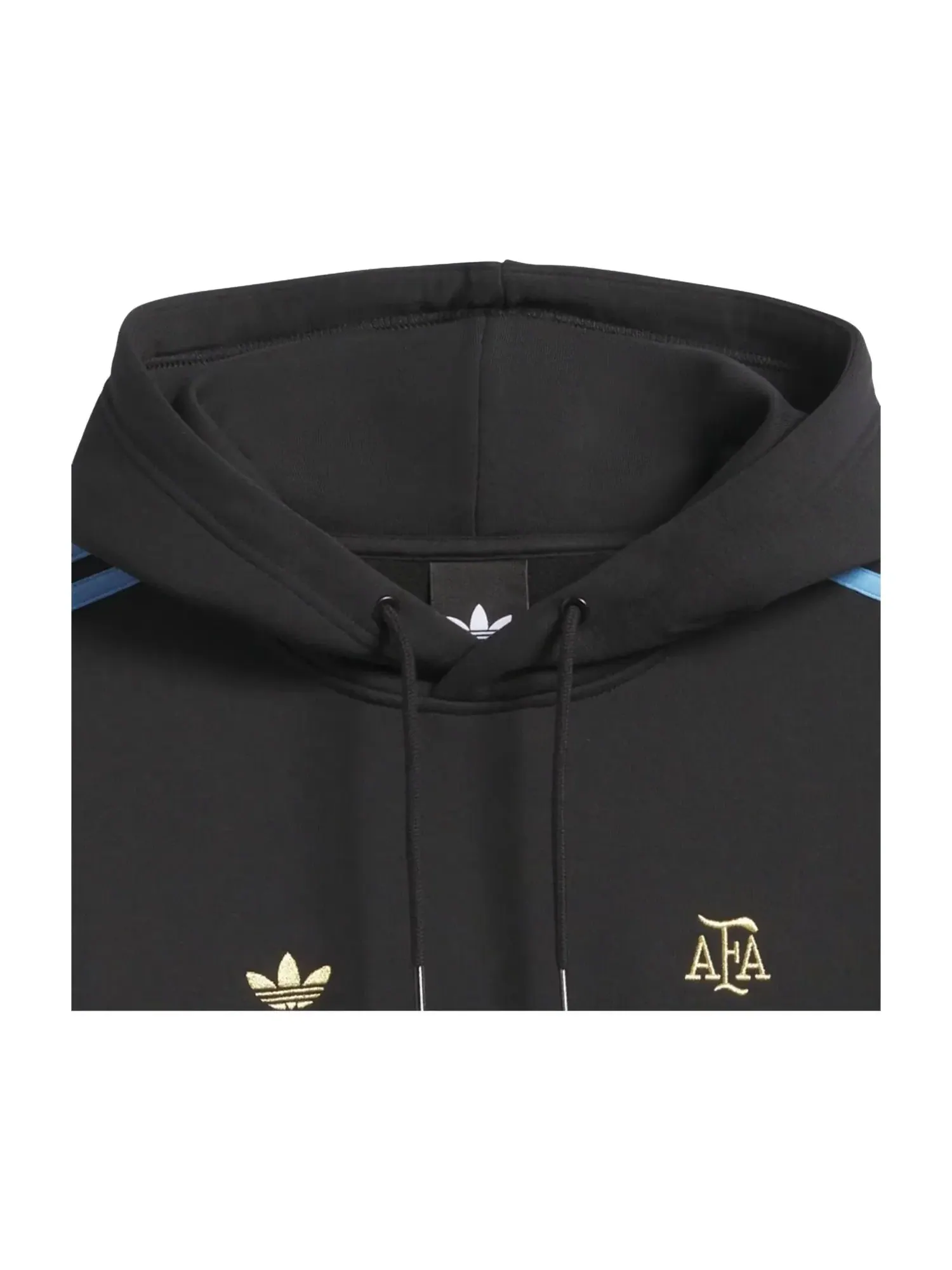 Мужское худи с принтом Argentina x Thrasher Adidas — изображение 3 из 5, черный