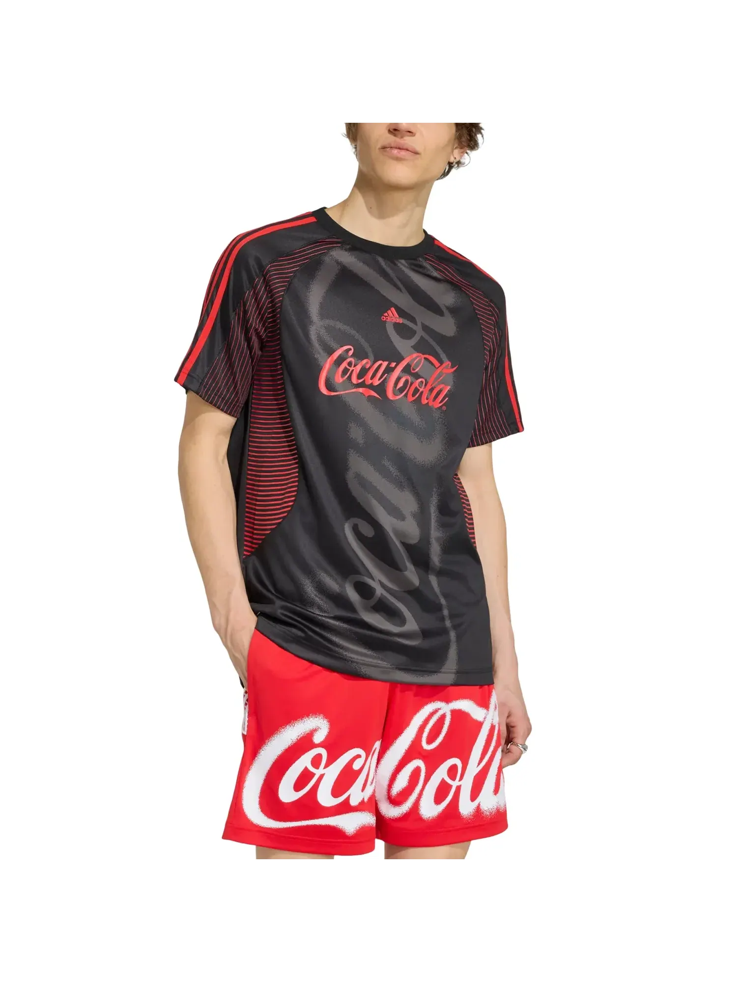 Мужская футболка Adidas x Coca-Cola Teamgeist 26 Jersey — изображение 2 из 3, черный