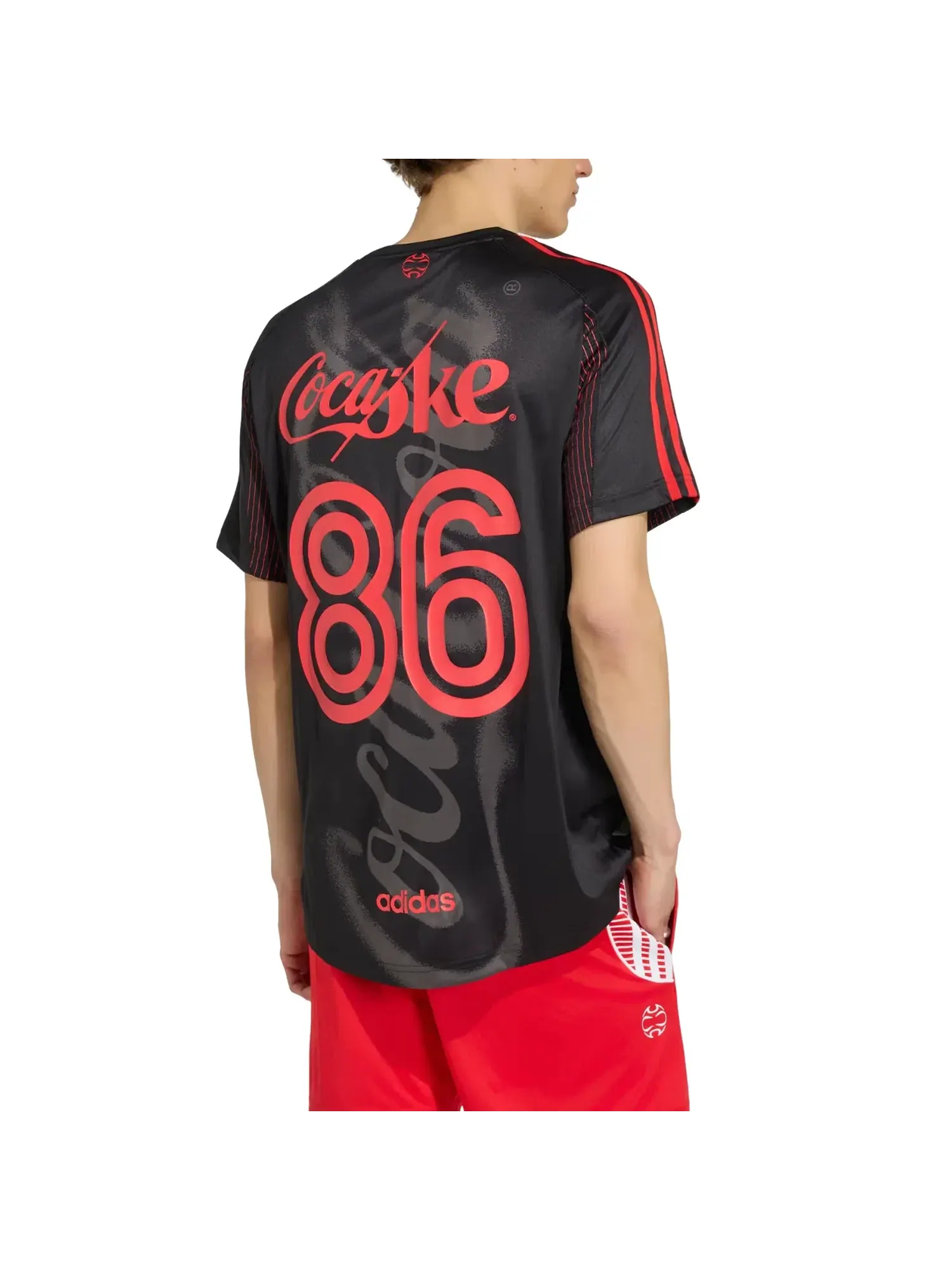 Мужская футболка Adidas x Coca-Cola Teamgeist 26 Jersey — изображение 3 из 3, черный