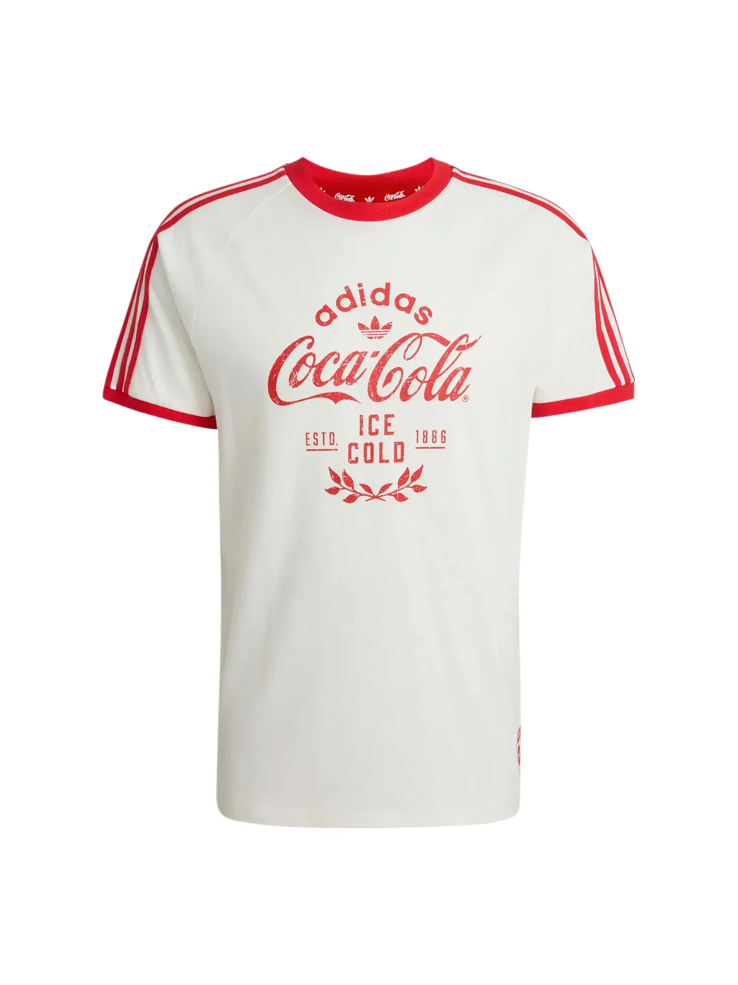 Мужская футболка с принтом Adidas x Coca-Cola Classic Sport Cali T-Shirt — изображение 1 из 3, белый