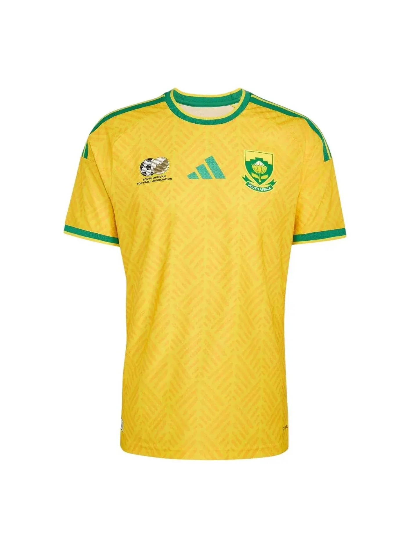 Домашняя футболка Adidas South Africa 26, аутентичная — изображение 1 из 2, желтый