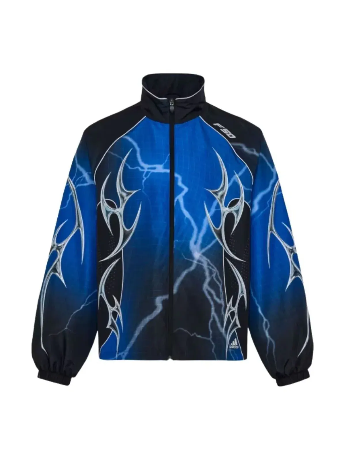 Спортивная куртка Adidas F50 Track Top U, цвет «Черный, Королевский синий», KY5779 — изображение 1 из 1