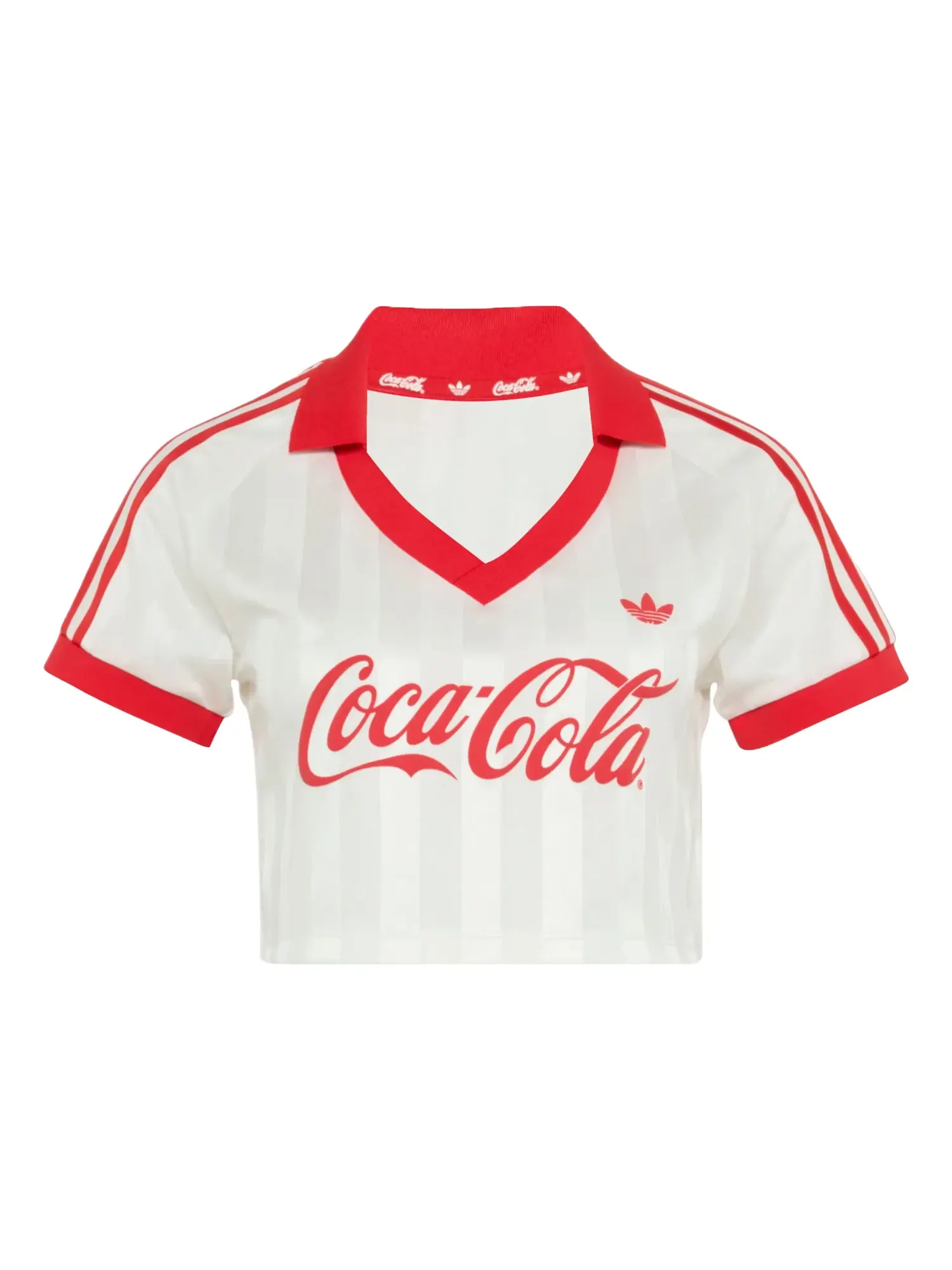 Женская футболка-джерси с принтом Adidas x Coca-Cola модель White — изображение 1 из 3, белый