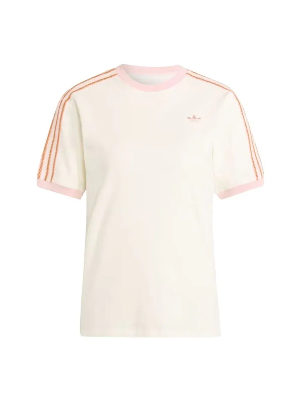 Футболка Adidas Summer Glow Advanced с тремя полосками — изображение 1 из 1, белый