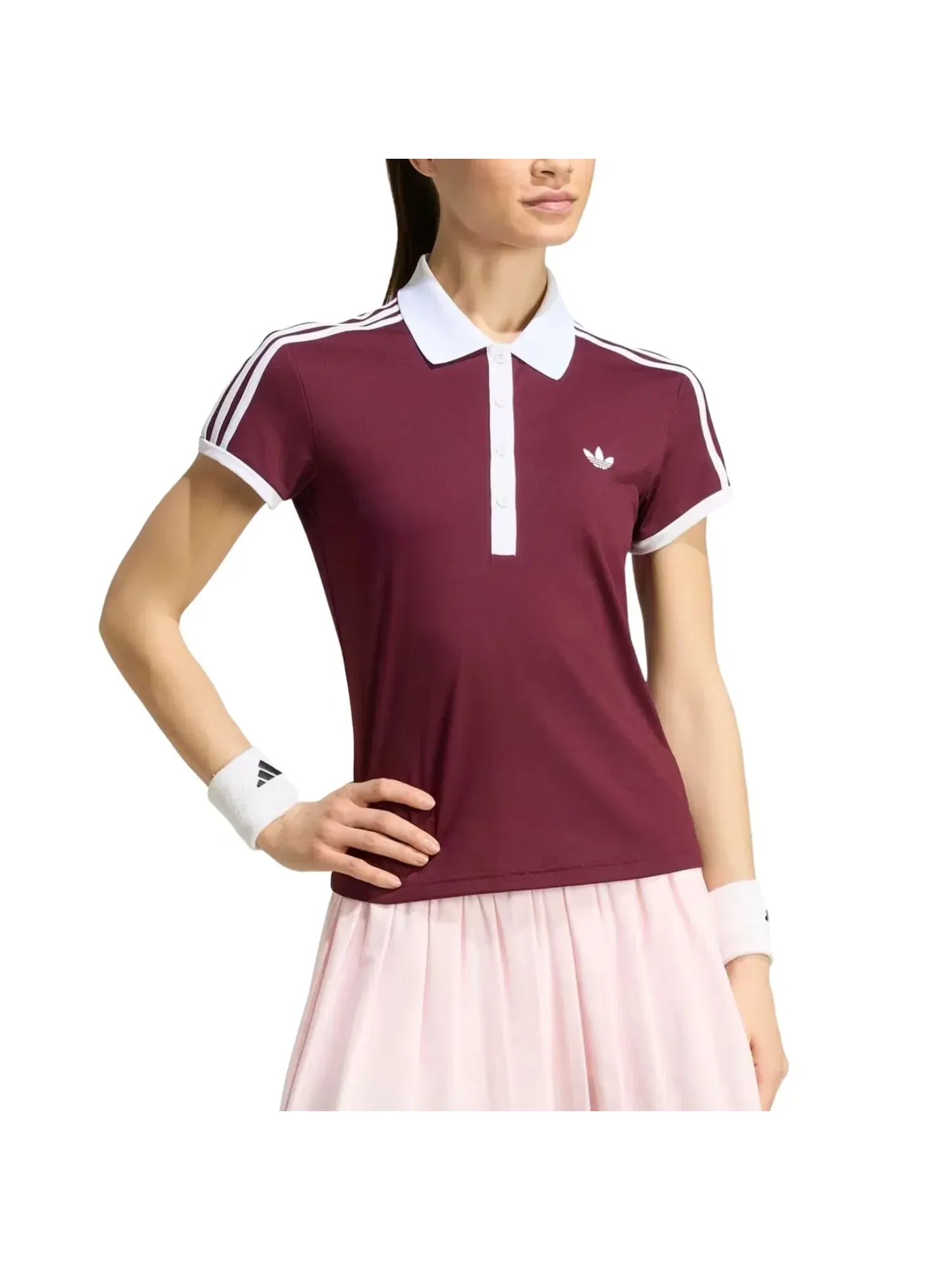 Женское поло для тенниса с коротким рукавом Tennis Classic Polo Shirt Adidas — изображение 2 из 3, красный