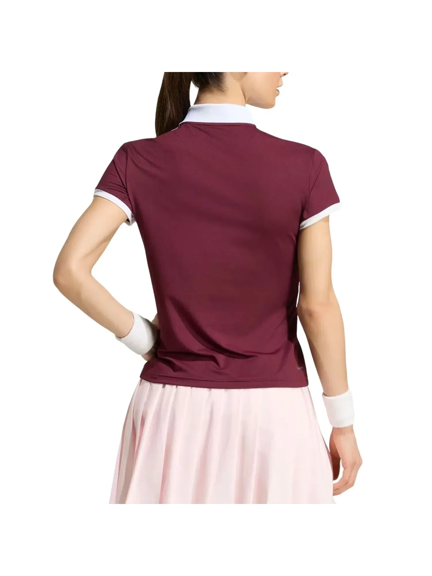 Женское поло для тенниса с коротким рукавом Tennis Classic Polo Shirt Adidas — изображение 3 из 3, красный