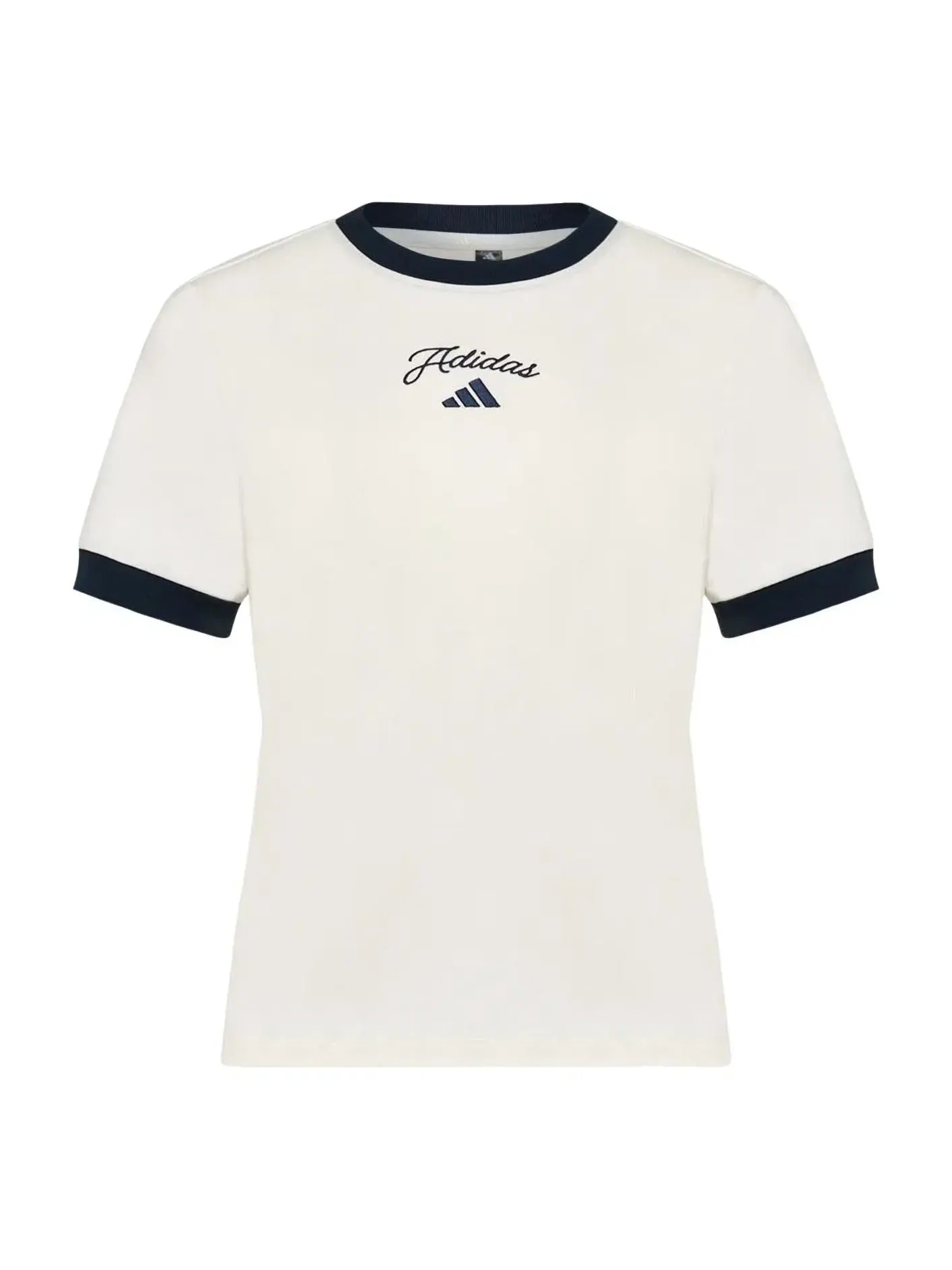 Женская футболка с коротким рукавом Off White Adidas — изображение 1 из 4, белый