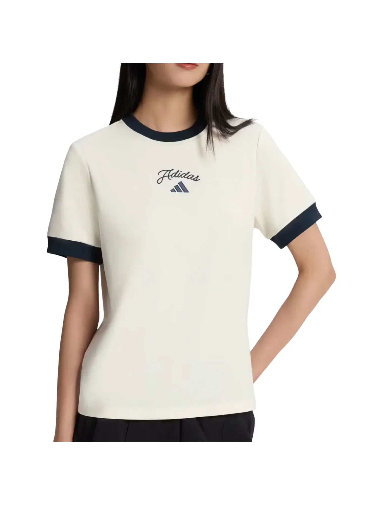 Женская футболка с коротким рукавом Off White Adidas — изображение 3 из 4, белый