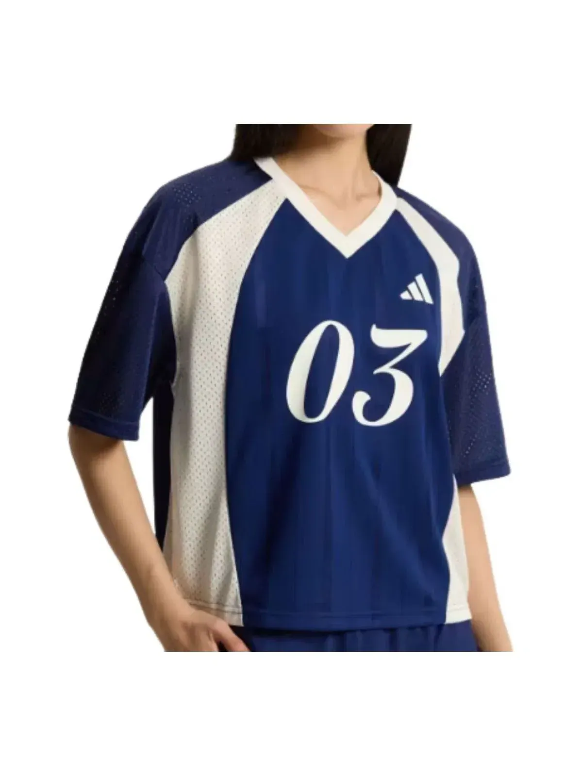 Футболка Adidas Material Mix Tiro Tee, темно-синий цвет, KZ2339 — изображение 1 из 1