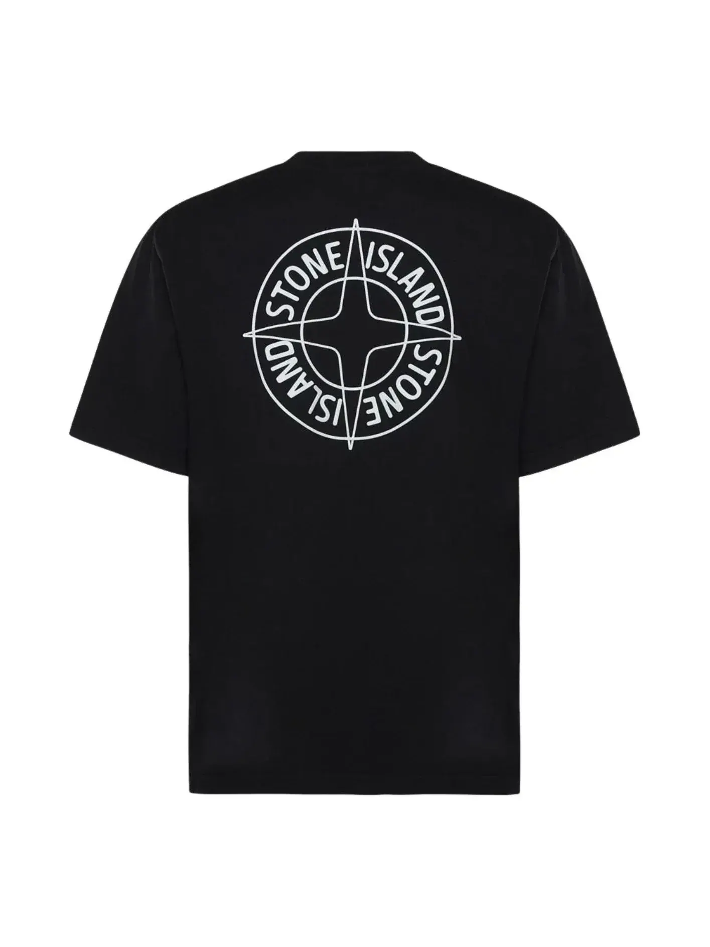 Футболка STONE ISLAND Outline Compass Regular Fit — изображение 1 из 2, черный