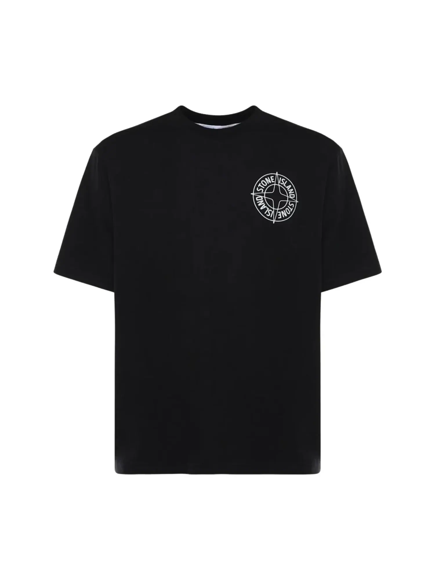Футболка STONE ISLAND Outline Compass Regular Fit — изображение 2 из 2, черный