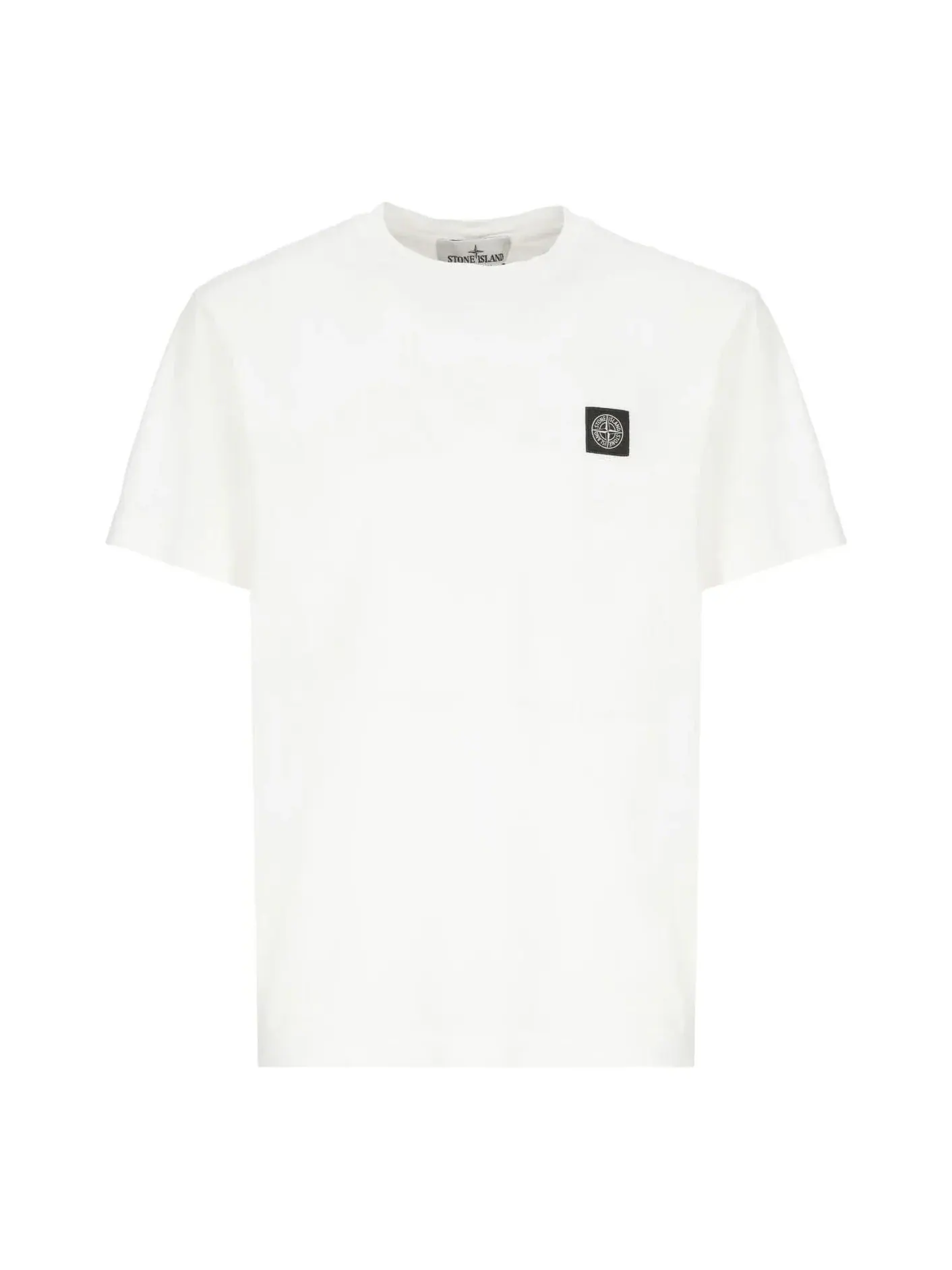 Футболка STONE ISLAND 2100027 60/2 приталенного кроя — изображение 1 из 1, белый