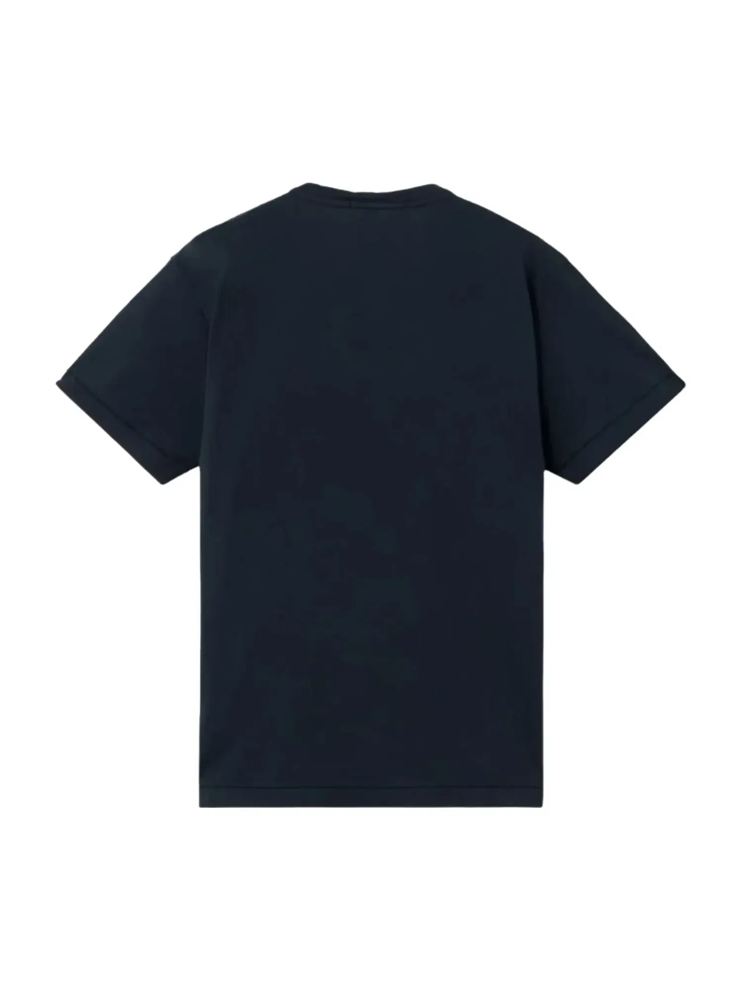 Футболка STONE ISLAND 2100027 60/2 Slim-Fit с нашивкой в виде компаса — изображение 2 из 2, темно-синий