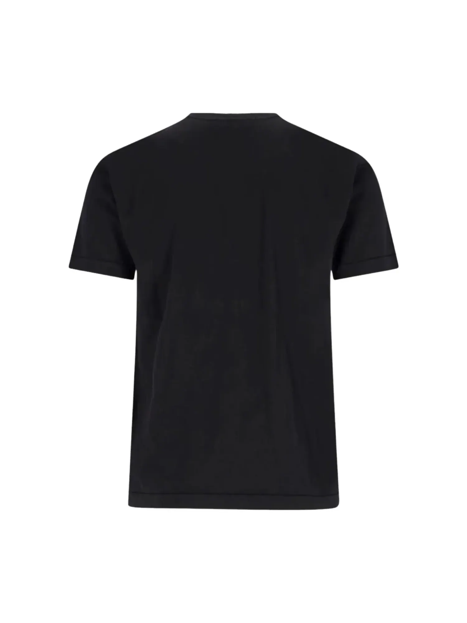 Футболка STONE ISLAND 2100027 60/2 Slim-Fit с нашивкой в виде компаса — изображение 2 из 2, черный