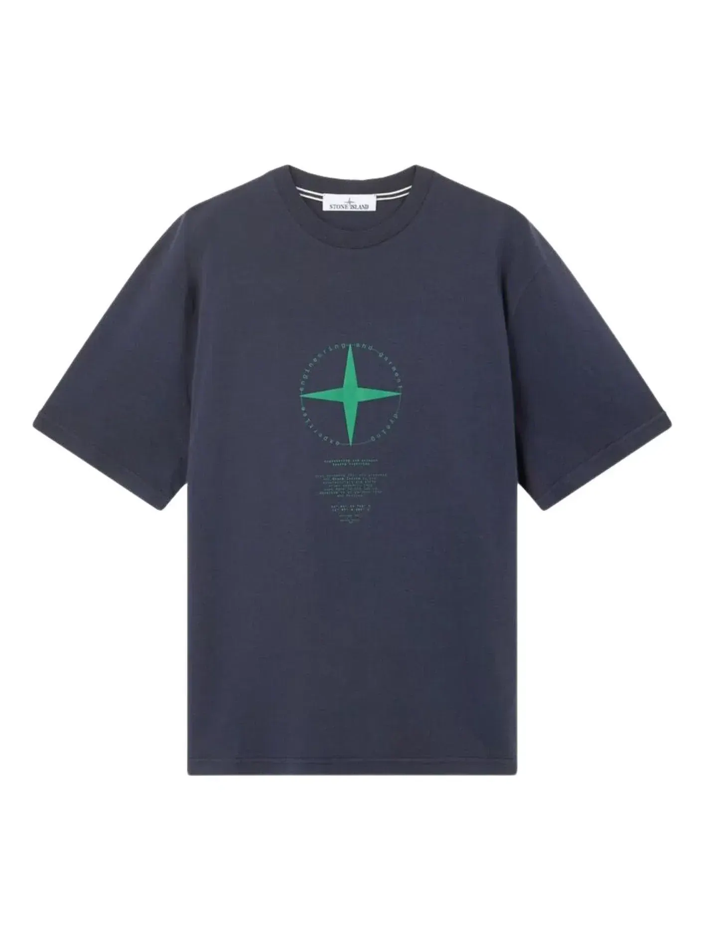 Футболка STONE ISLAND 2100001 Light Compass, темно-синяя, L1S152100001S0363V0020 — изображение 1 из 3, темно-синий