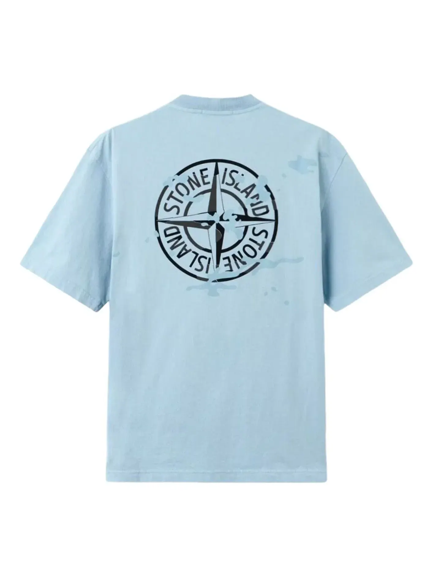 Футболка STONE ISLAND 2100001 Camo Compass 'Dust Blue' L1S152100001S0E14V004A — изображение 1 из 2, синий