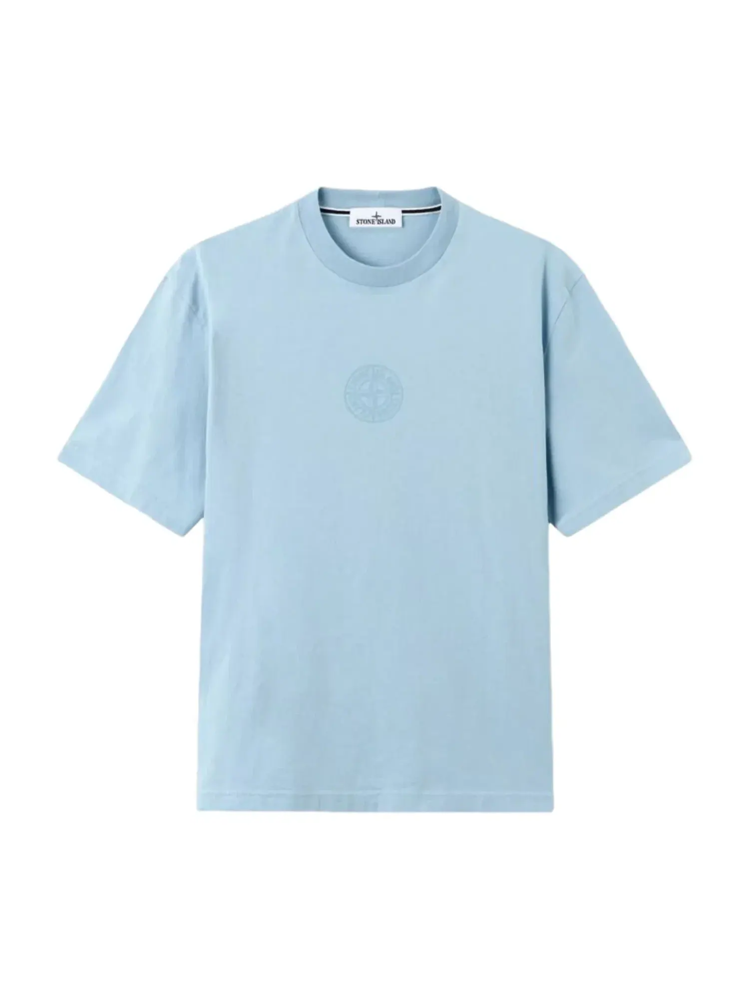 Футболка STONE ISLAND 2100001 Camo Compass 'Dust Blue' L1S152100001S0E14V004A — изображение 2 из 2, синий