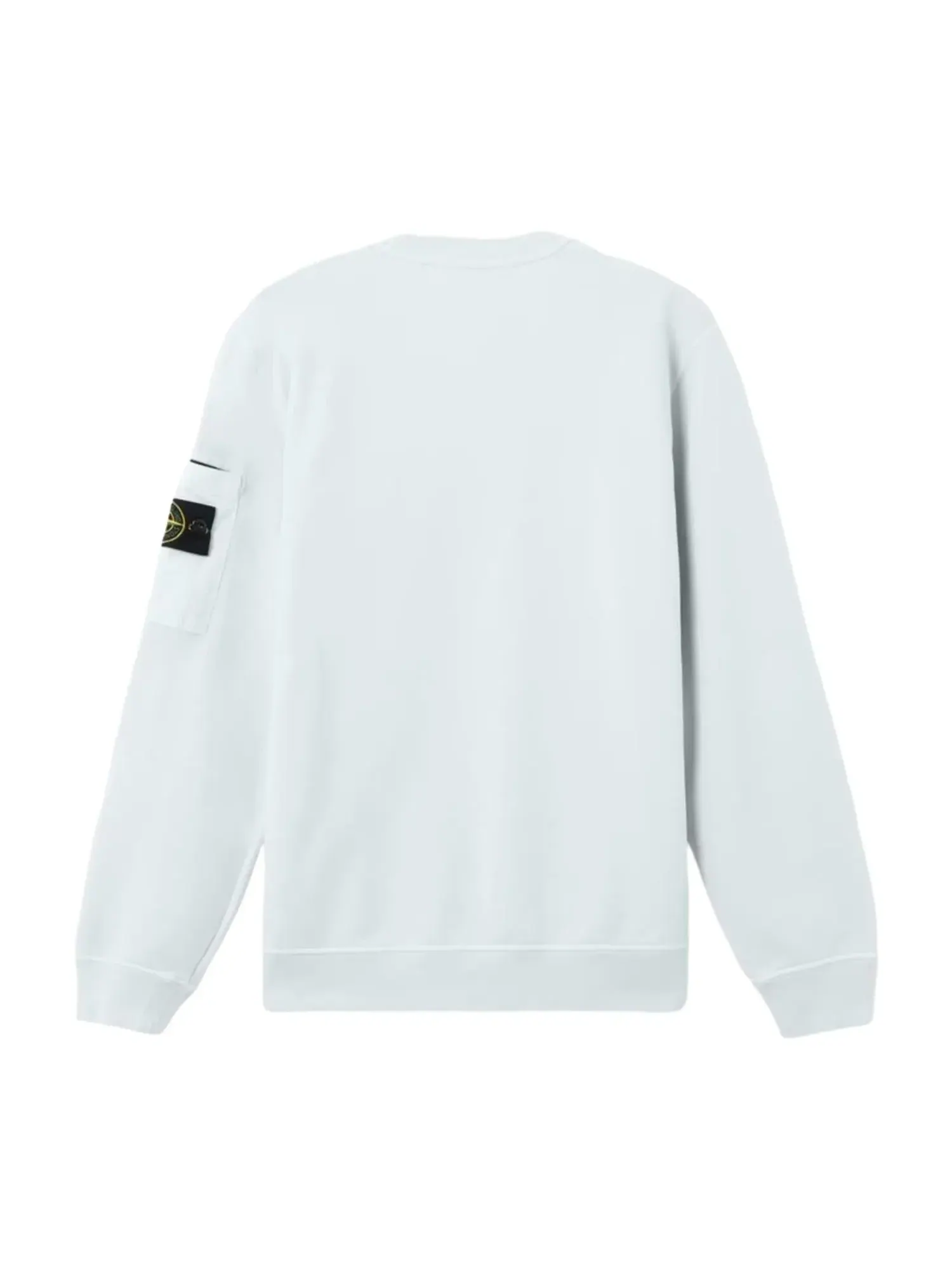 Толстовка с карманом и круглым вырезом Stone Island — изображение 2 из 4, синий