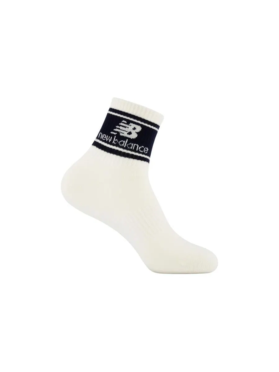 Носки New Balance NB Logo Socks 'White' — изображение 2 из 2, белый