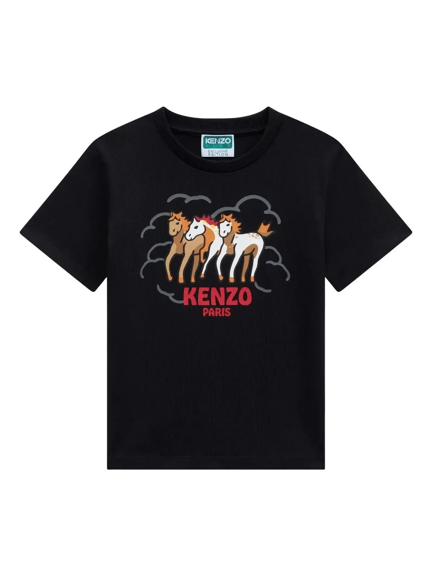 (GS) Футболка KENZO «Лунный Новый год» — изображение 1 из 4, черный