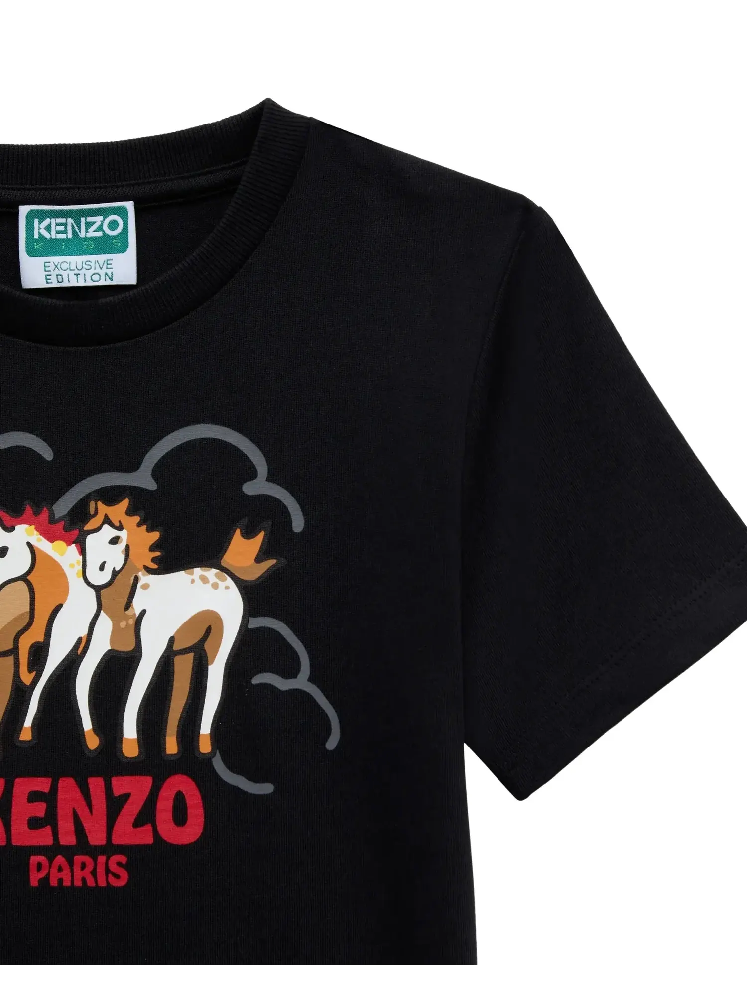 (GS) Футболка KENZO «Лунный Новый год» — изображение 3 из 4, черный
