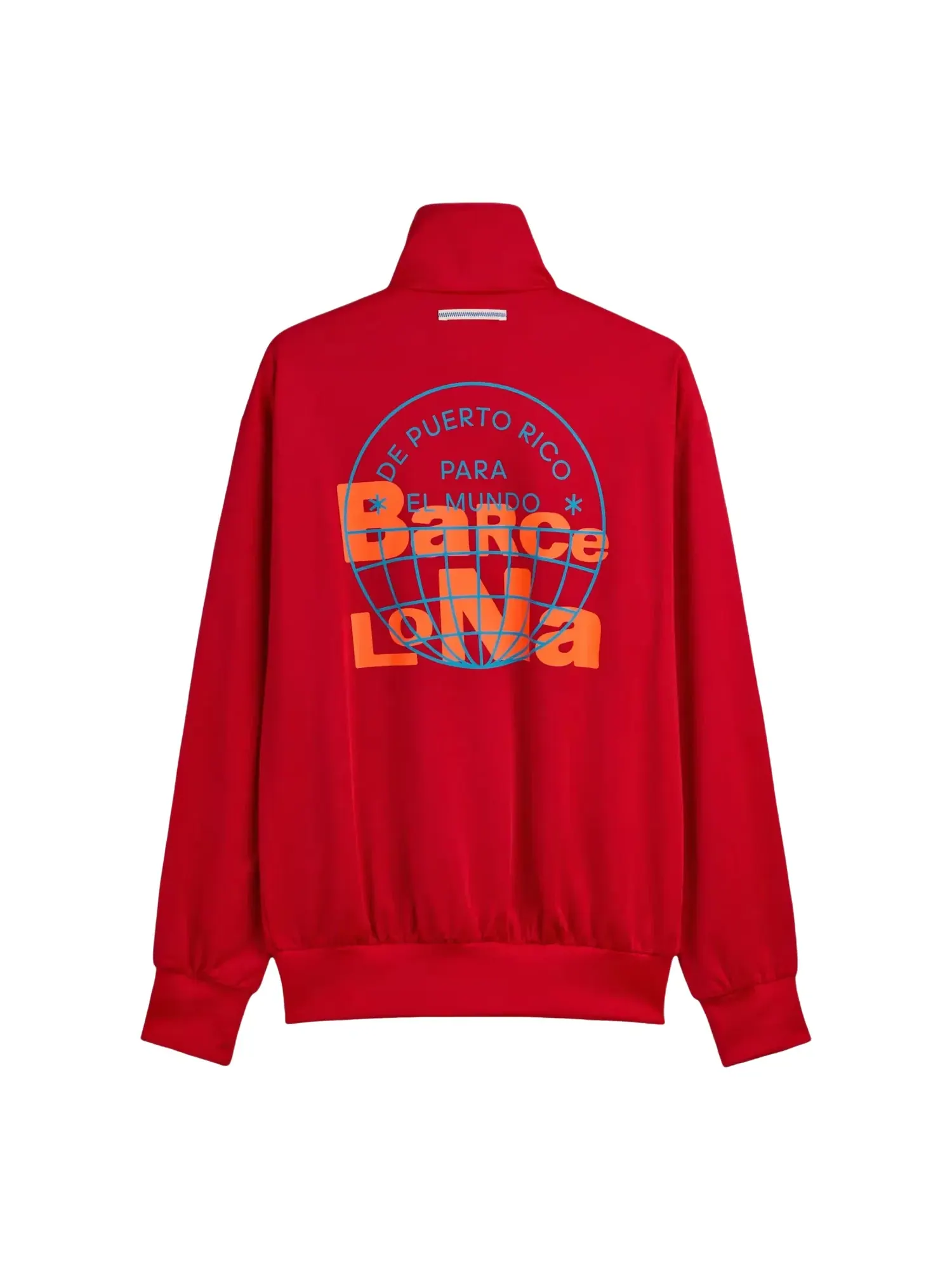 Спортивная куртка Adidas x Bad Bunny DtMF Tour Merch Barcelona Firebird Track Jacket 'Red' LG9052 — изображение 1 из 2