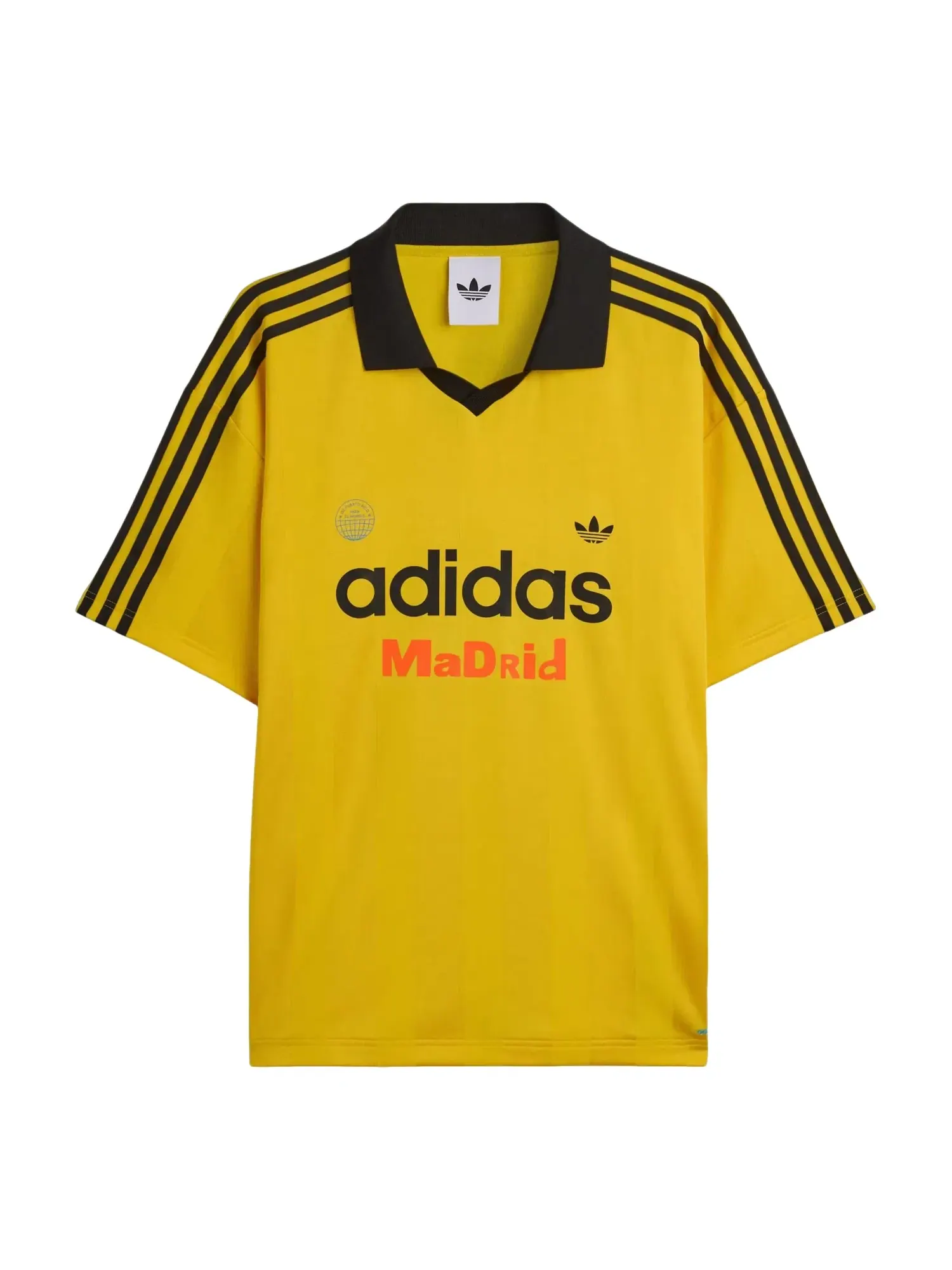 Футболка Adidas x Bad Bunny DtMF Tour Merch Madrid Relaxed T-Shirt 'Yellow' LH0437 — изображение 1 из 2, желтый