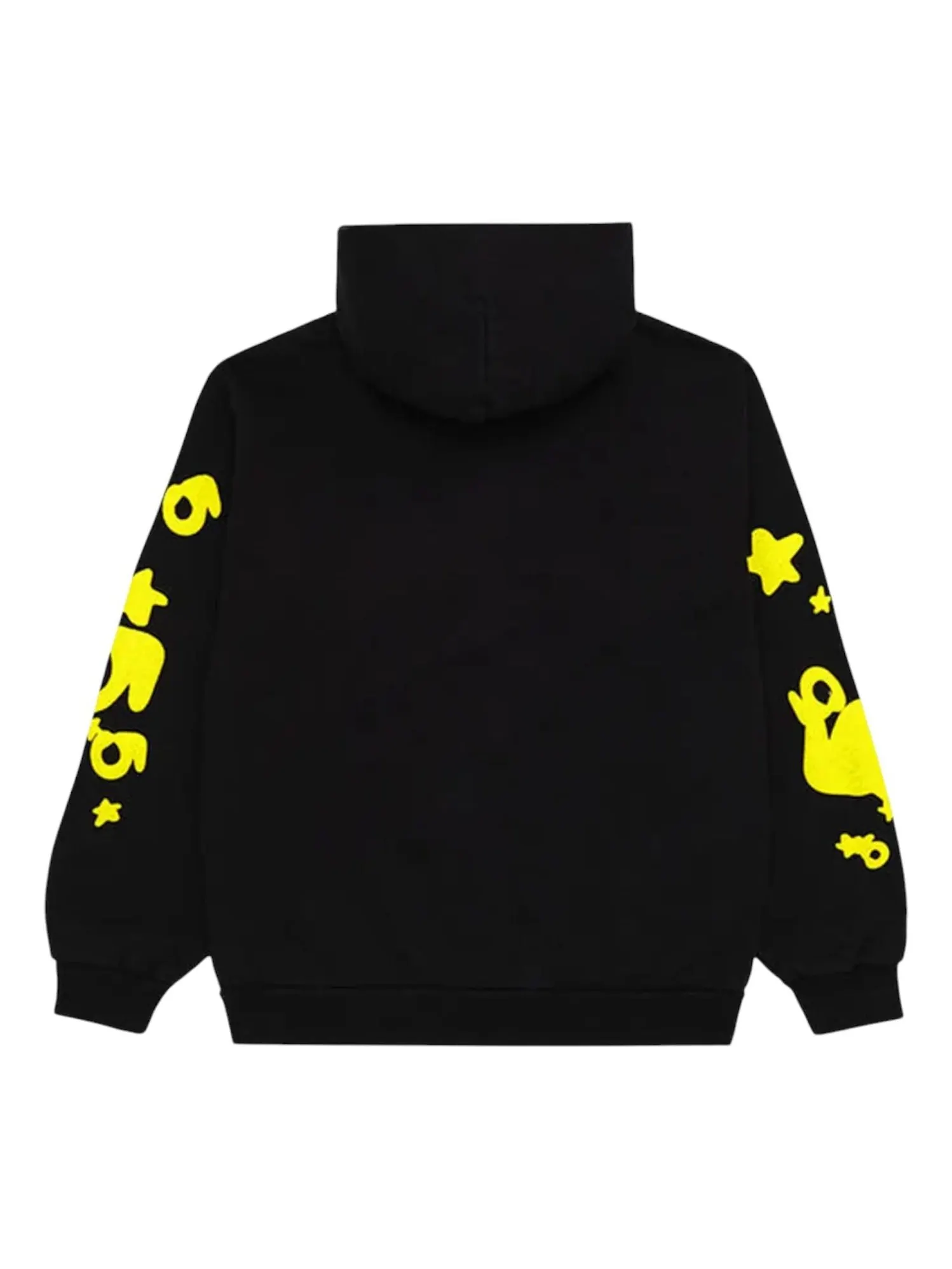 Худи Sp5der Beluga Hoodie 'Onyx Yellow' — изображение 2 из 2, черный