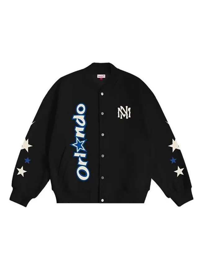 Джерси Mitchell & Ness x NBA Orlando Magic Varsity Jacket 'Black' — изображение 1 из 2, черный