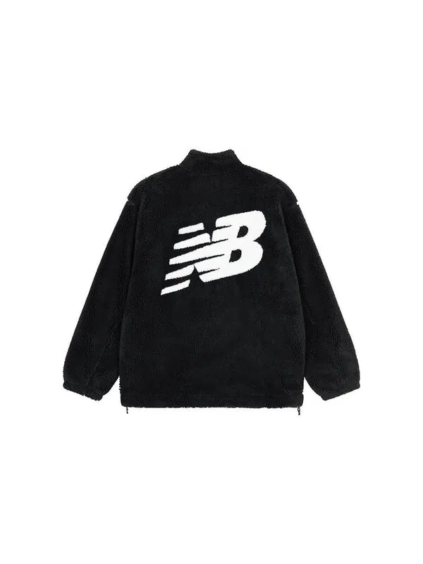 Куртка с логотипом теплая зимняя куртка New Balance — изображение 3 из 3, черный
