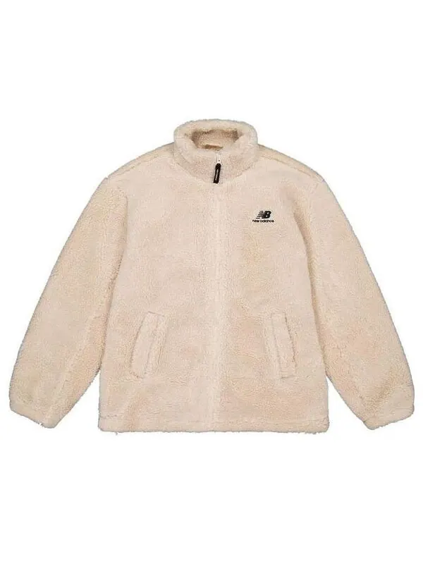 Куртка New Balance Warm Winter Jacket 'Beige' — изображение 1 из 2, бежевый