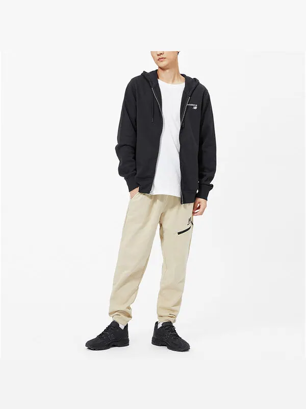 Толстовка New Balance Men's New Balance Logo Sports Zipper Black — изображение 3 из 3, черный