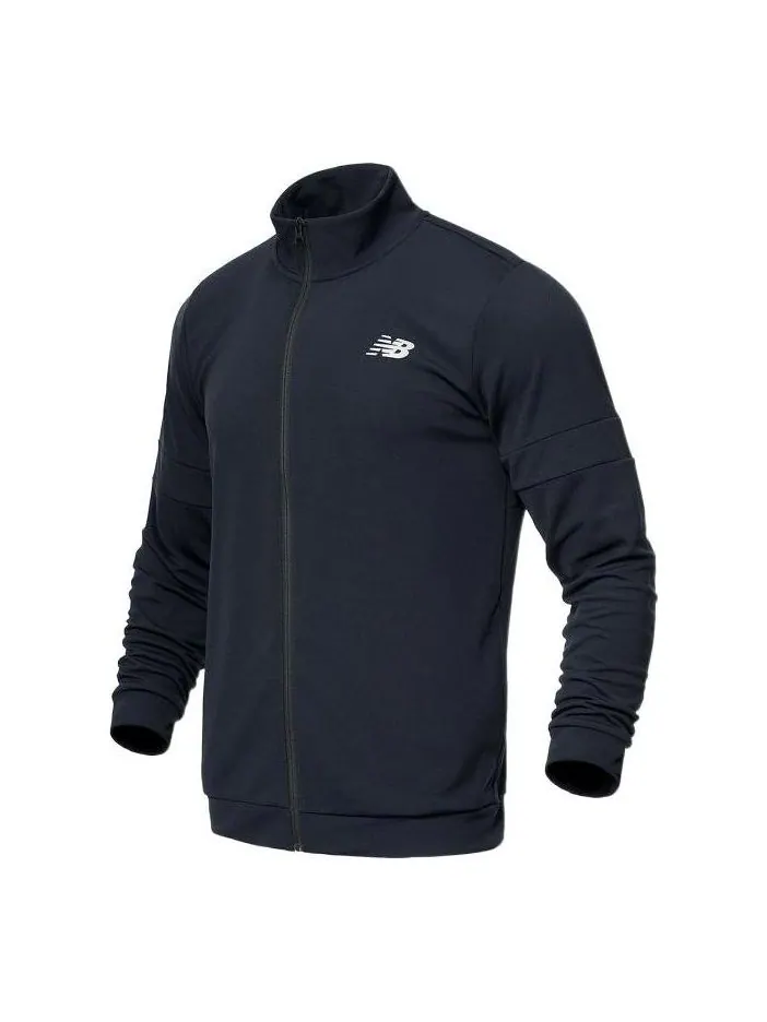 Куртка New Balance Tech Training Knit Track Jacket 'Eclipse' — изображение 1 из 1, темно-синий