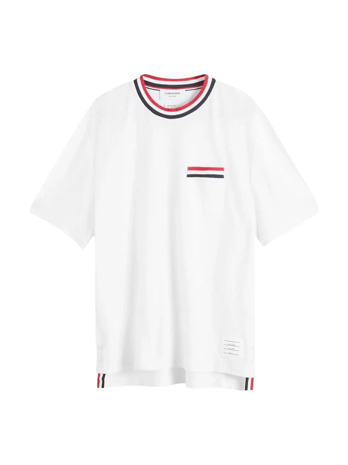 Футболка с коротким рукавом THOM BROWNE — изображение 1 из 3, белый