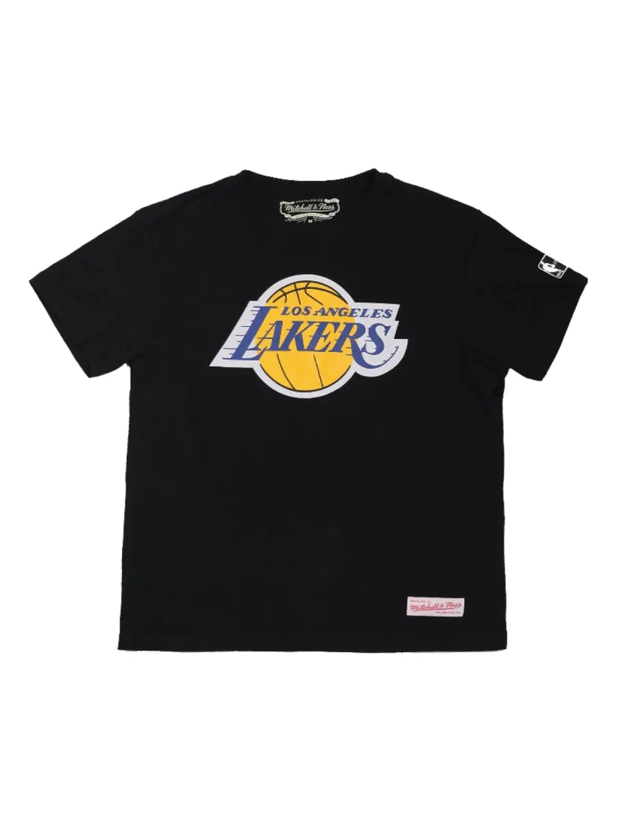 Футболка Mitchell & Ness x NBA Los Angeles Lakers T-shirt 'Black' — изображение 1 из 2, черный