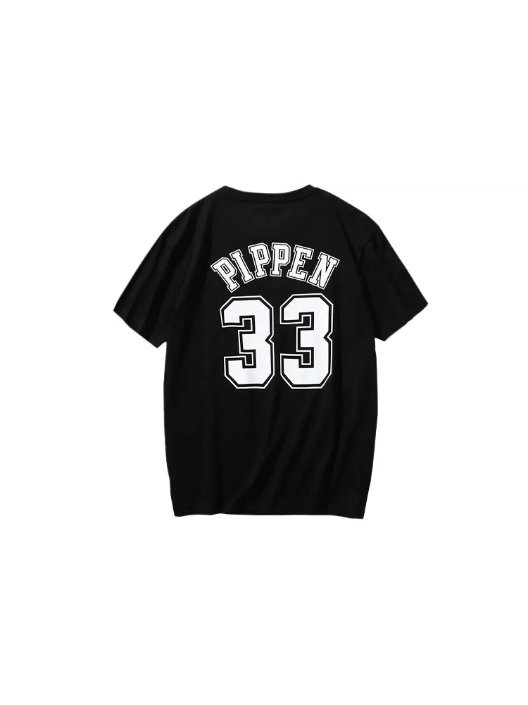 Футболка Mitchell & Ness x NBA Chicago Bulls T-shirt 'Scottie Pippen 33' — изображение 2 из 2, черный