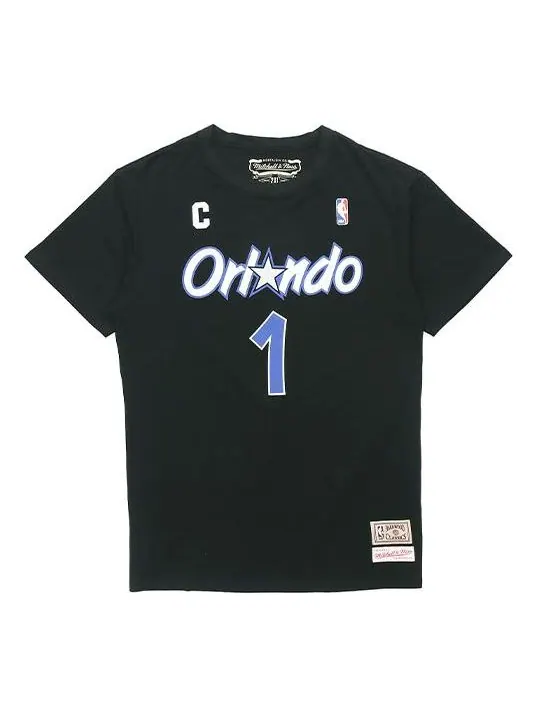 Футболка Mitchell & Ness Orlando Magic Tracy McGrady T-Mac Away Tee 'Black' — изображение 1 из 2, черный