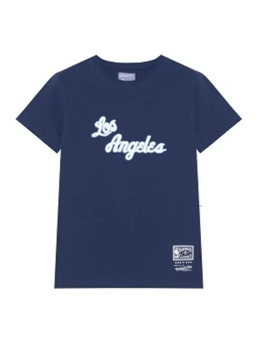 Футболка Mitchell & Ness x NBA Los Angeles Lakers T-shirt 'Navy' — изображение 1 из 2, темно-синий
