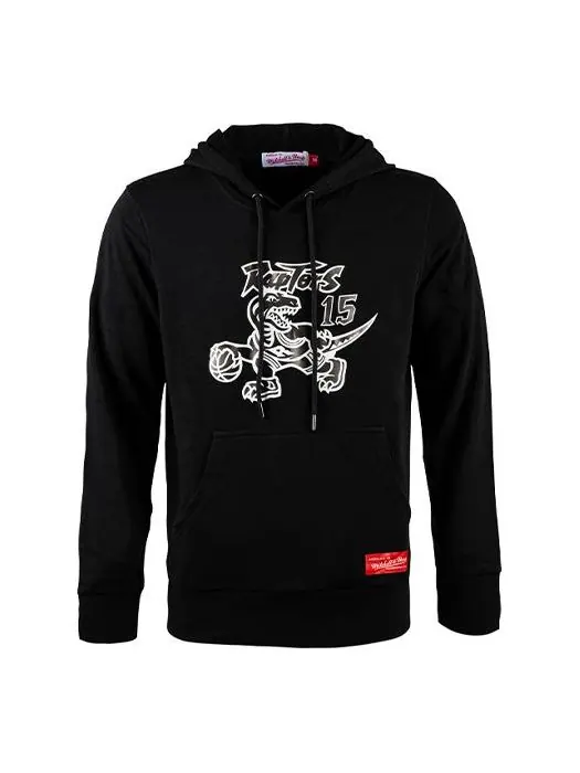 Худи Mitchell & Ness x NBA Toronto Raptors Logo Hoodie 'Vince Carter 15' — изображение 1 из 2, черный