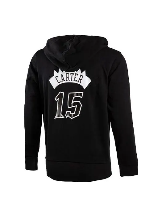 Худи Mitchell & Ness x NBA Toronto Raptors Logo Hoodie 'Vince Carter 15' — изображение 2 из 2, черный